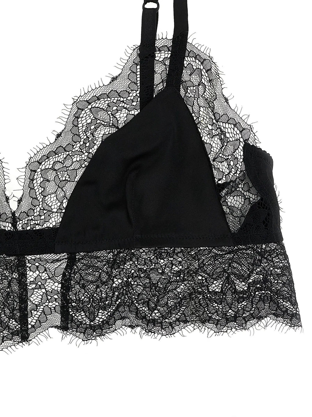 Dolce & Gabbana Black Silk Bra