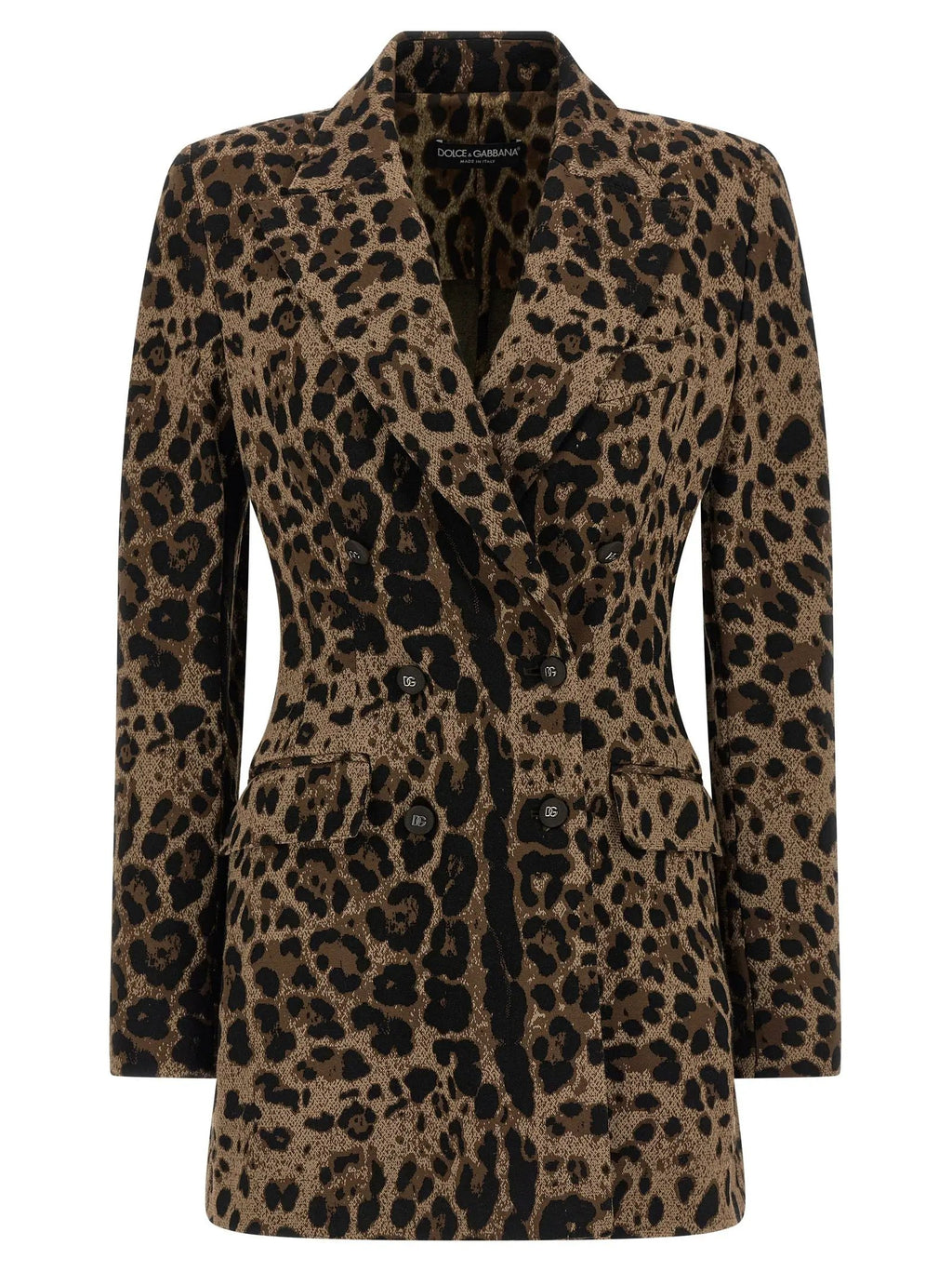 Blazer Dolce & Gabbana marron en viscose