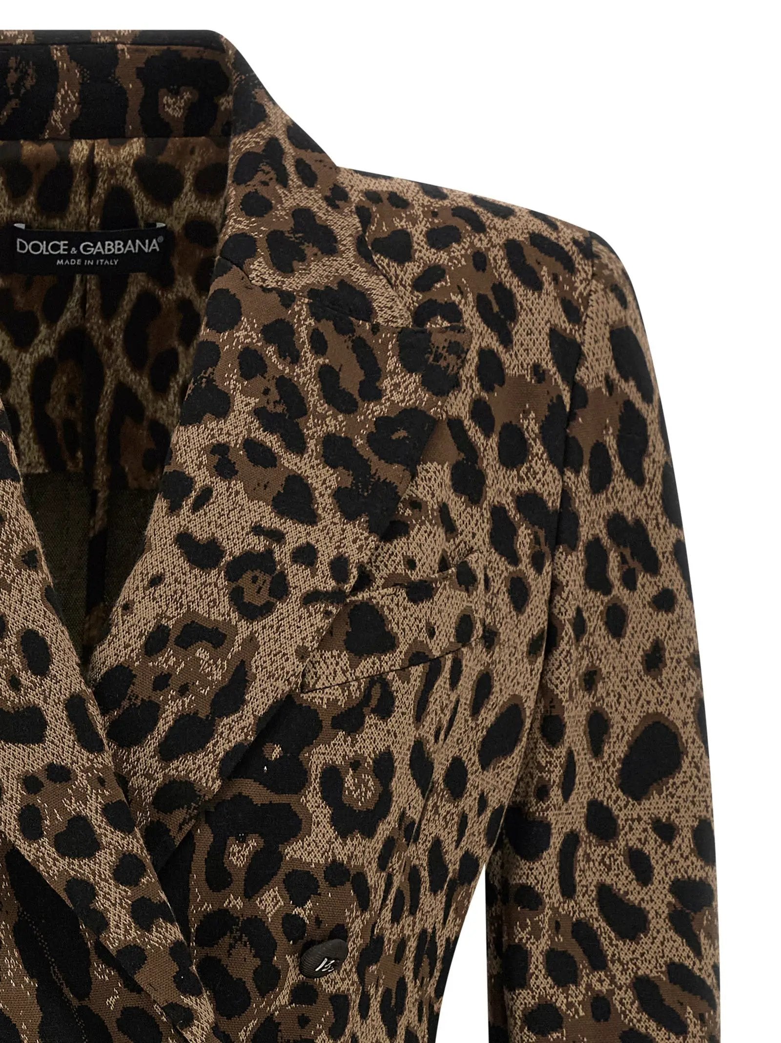 Blazer Dolce & Gabbana marron en viscose