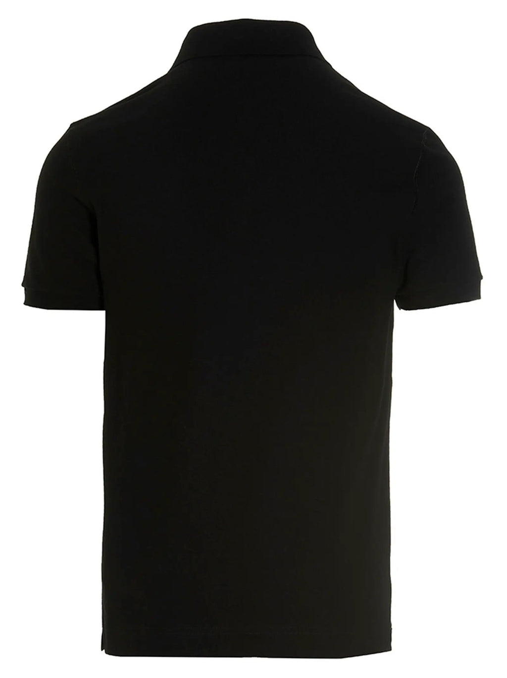 Polo en coton noir Dolce &amp; Gabbana