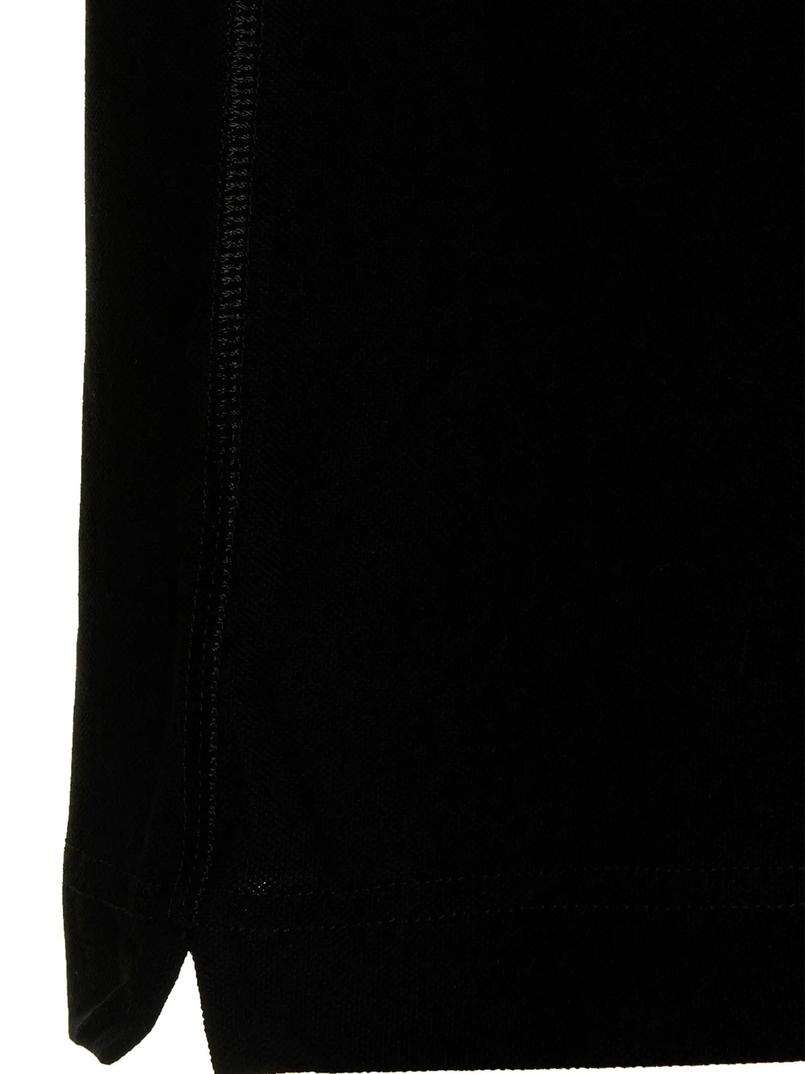 Polo en coton noir Dolce &amp; Gabbana