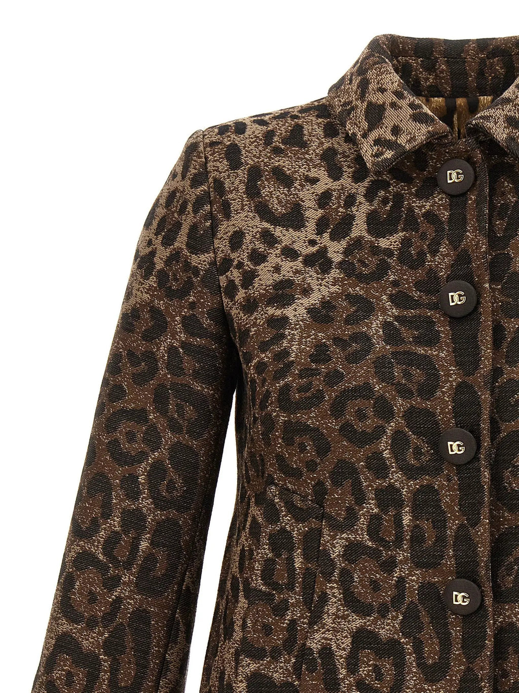 Blazer Dolce & Gabbana marron en laine vierge