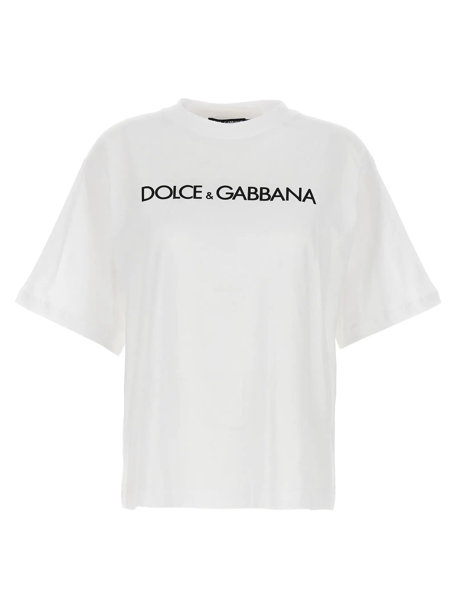 Dolce & Gabbana White Cotton T-Shirt