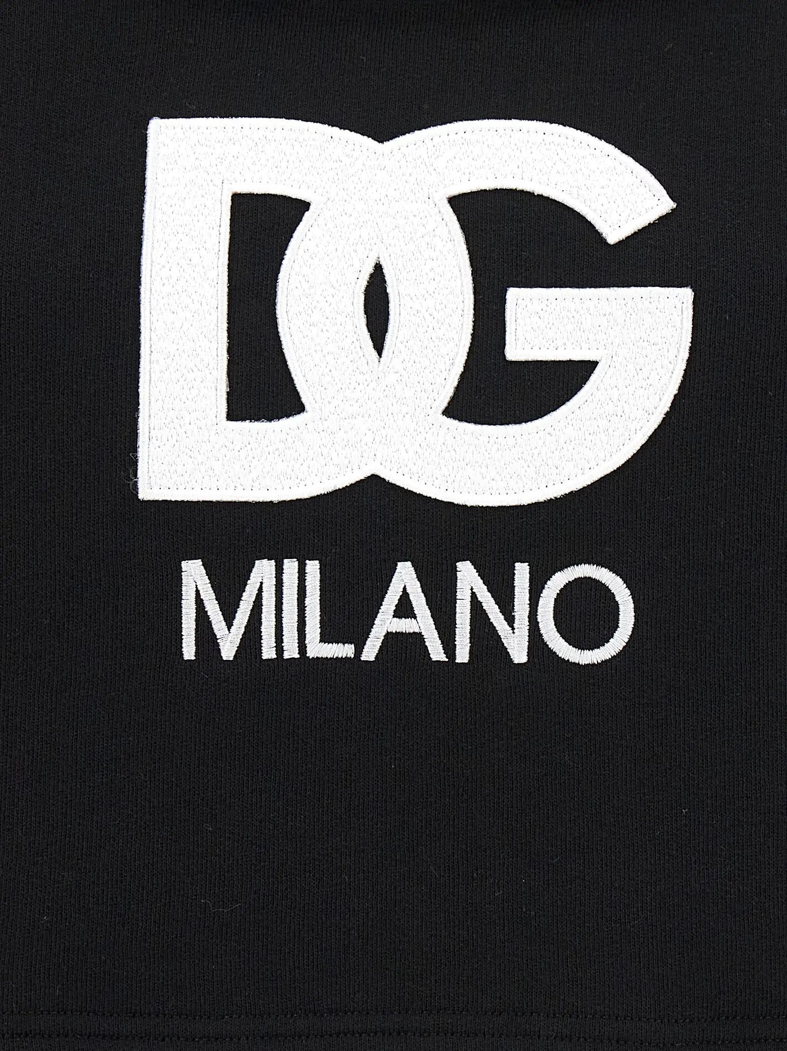 Sweat à capuche Dolce & Gabbana en coton noir