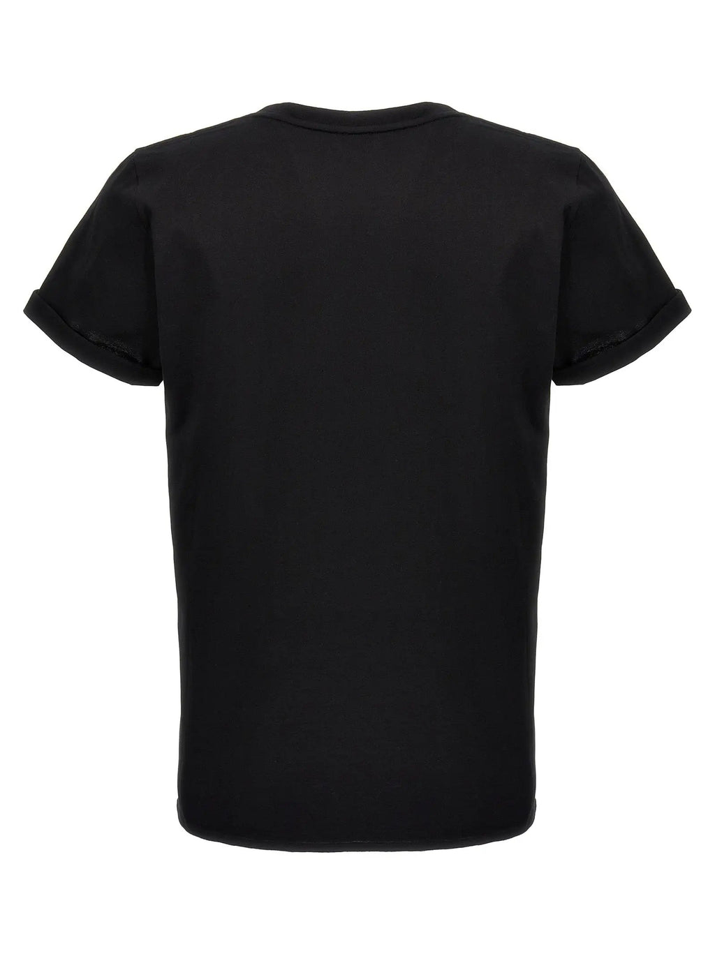 Saint Laurent Black Cotton T-Shirt