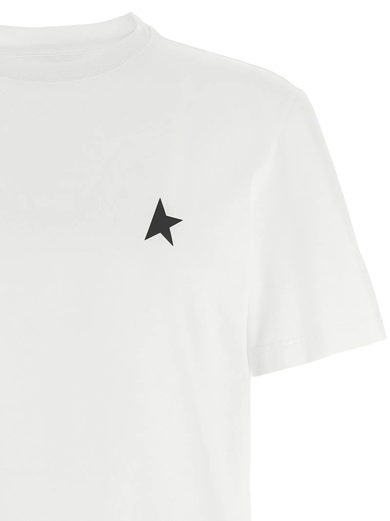 T-shirt bicolore en coton Golden Goose
