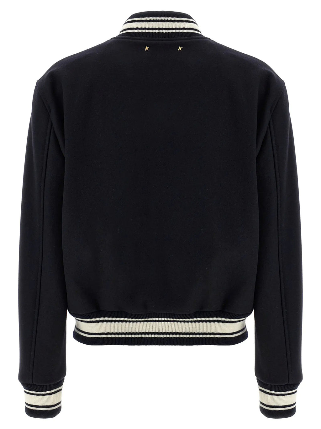 Golden Goose Blue Virgin Wool Bomber