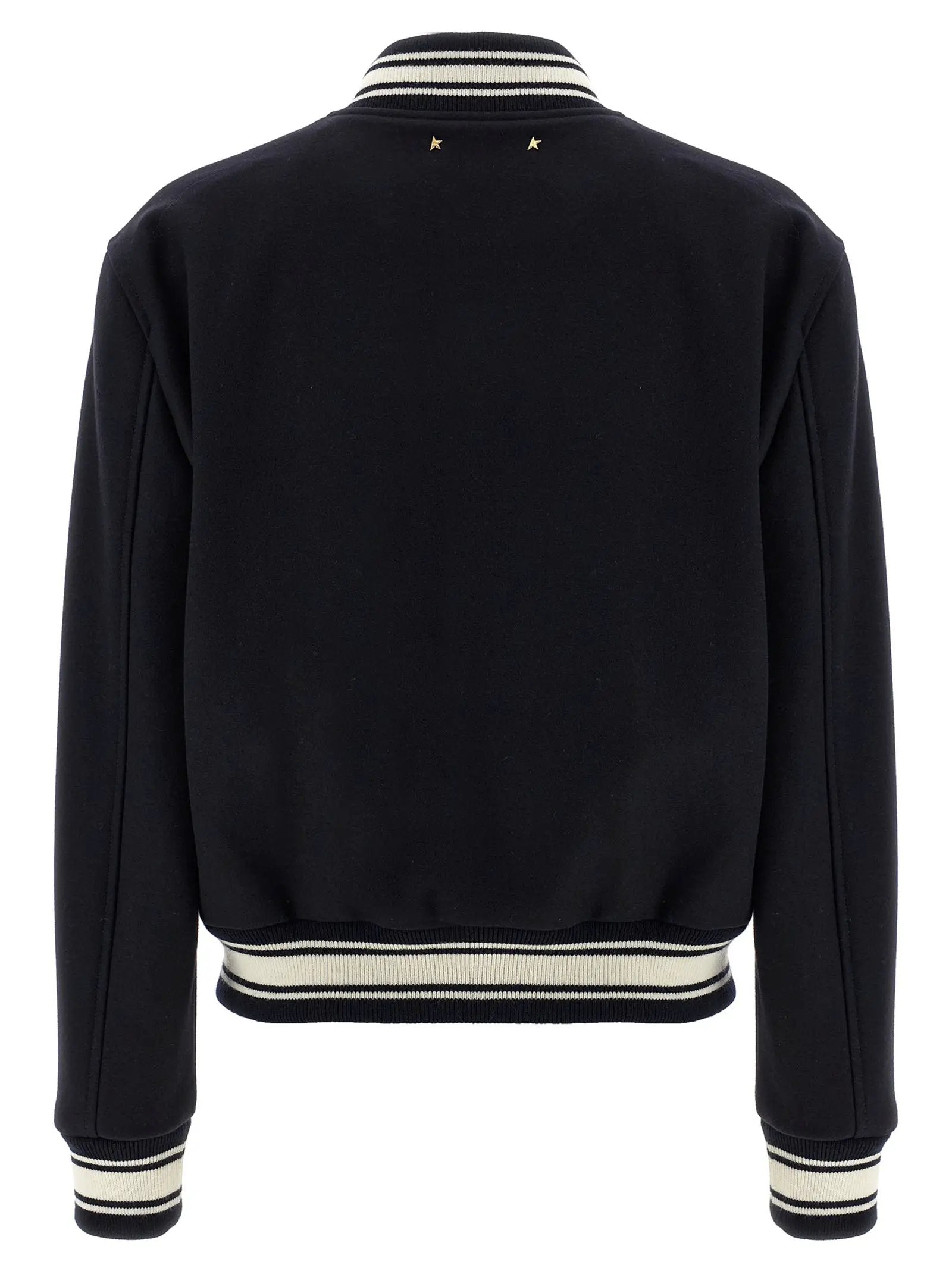 Golden Goose Blue Virgin Wool Bomber