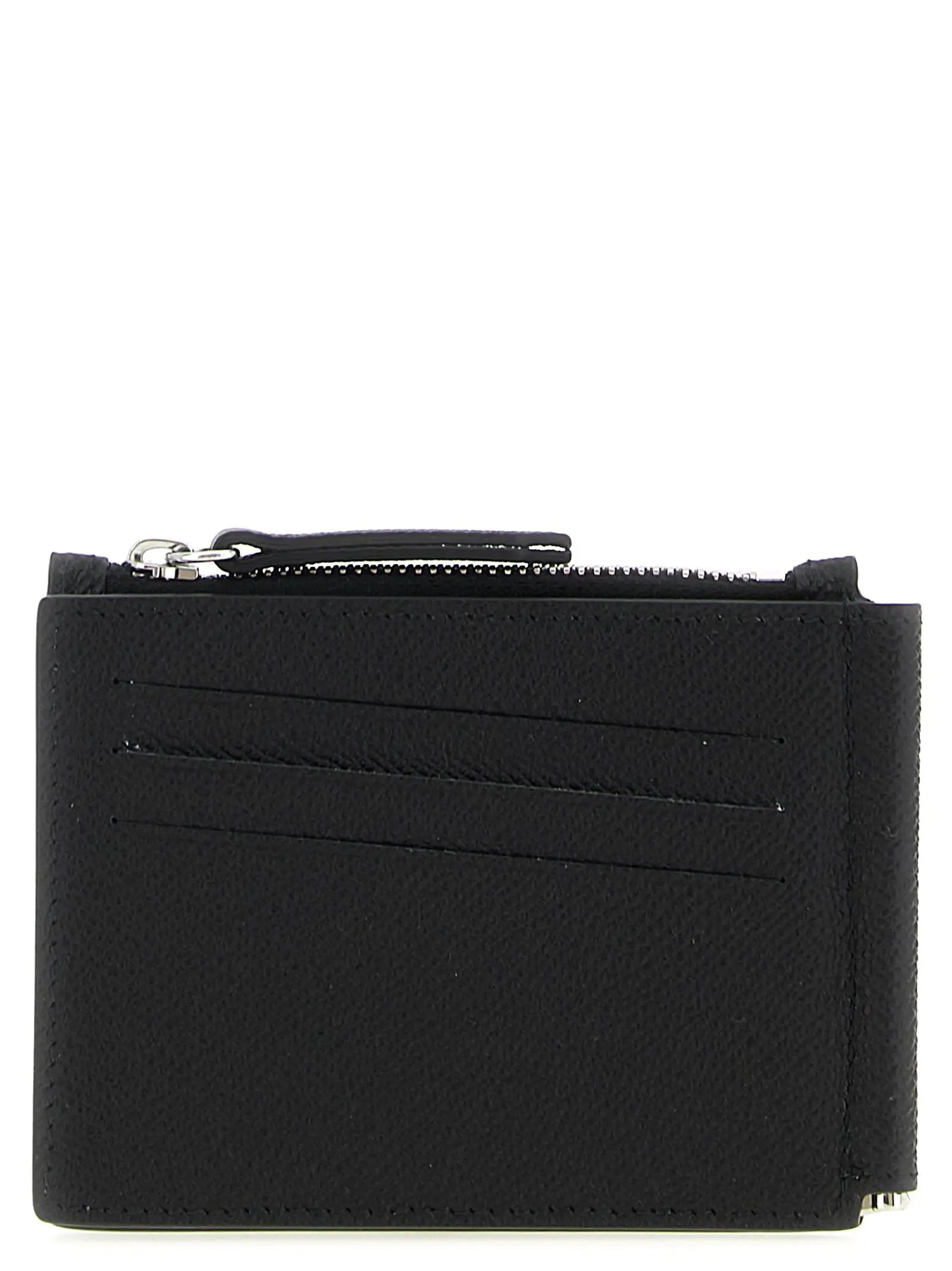 Maison Margiela Black Leather Leather Wallet