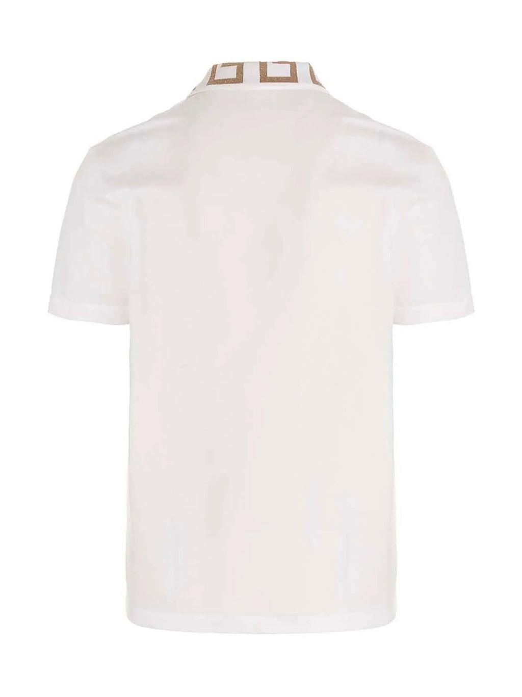 Polo Versace en coton blanc