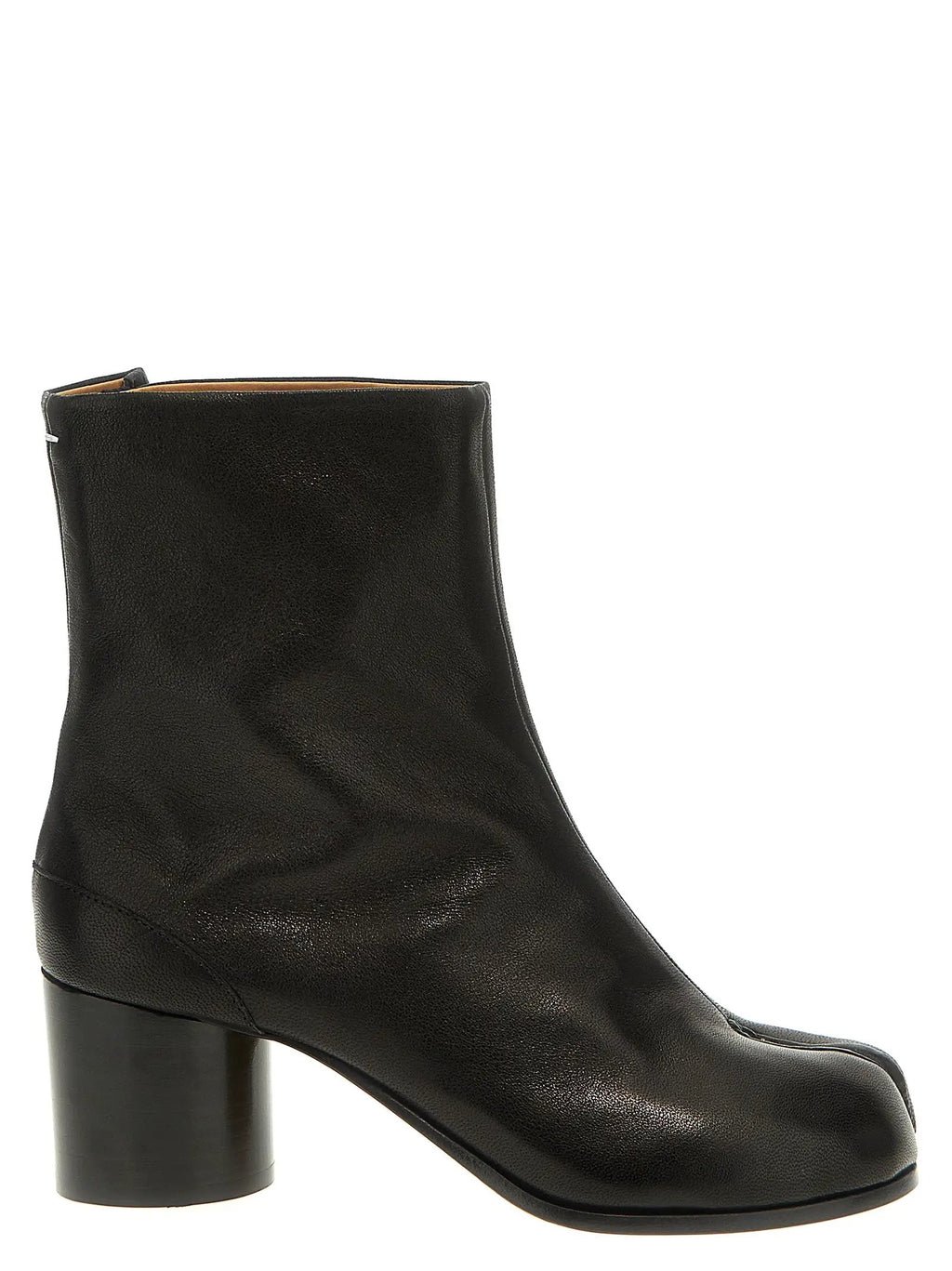 Maison Margiela Black Napa Leather / Calf Bos Taurus Ankle Boots