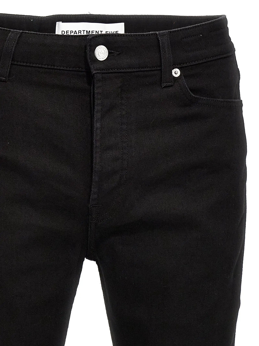 Department 5 Black Cotton Skinny Jeans