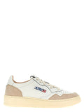 Baskets basses Autry en cuir de vachette beige