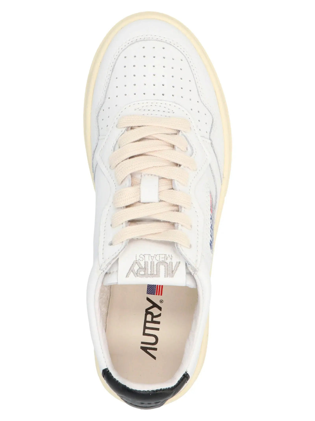 Autry Bicolor Cowhide Low Top Sneakers