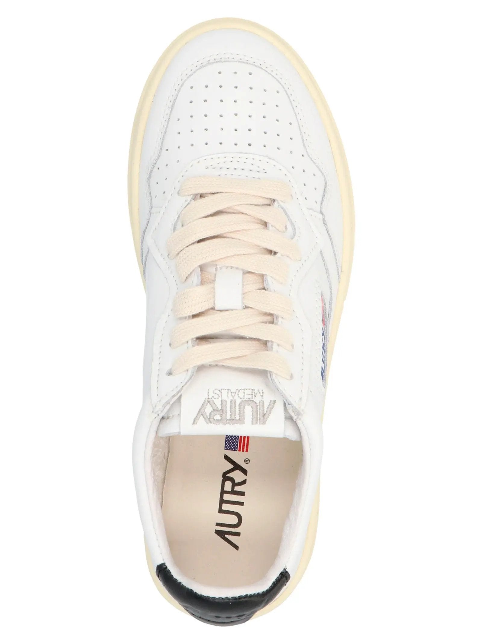 Autry Bicolor Cowhide Low Top Sneakers
