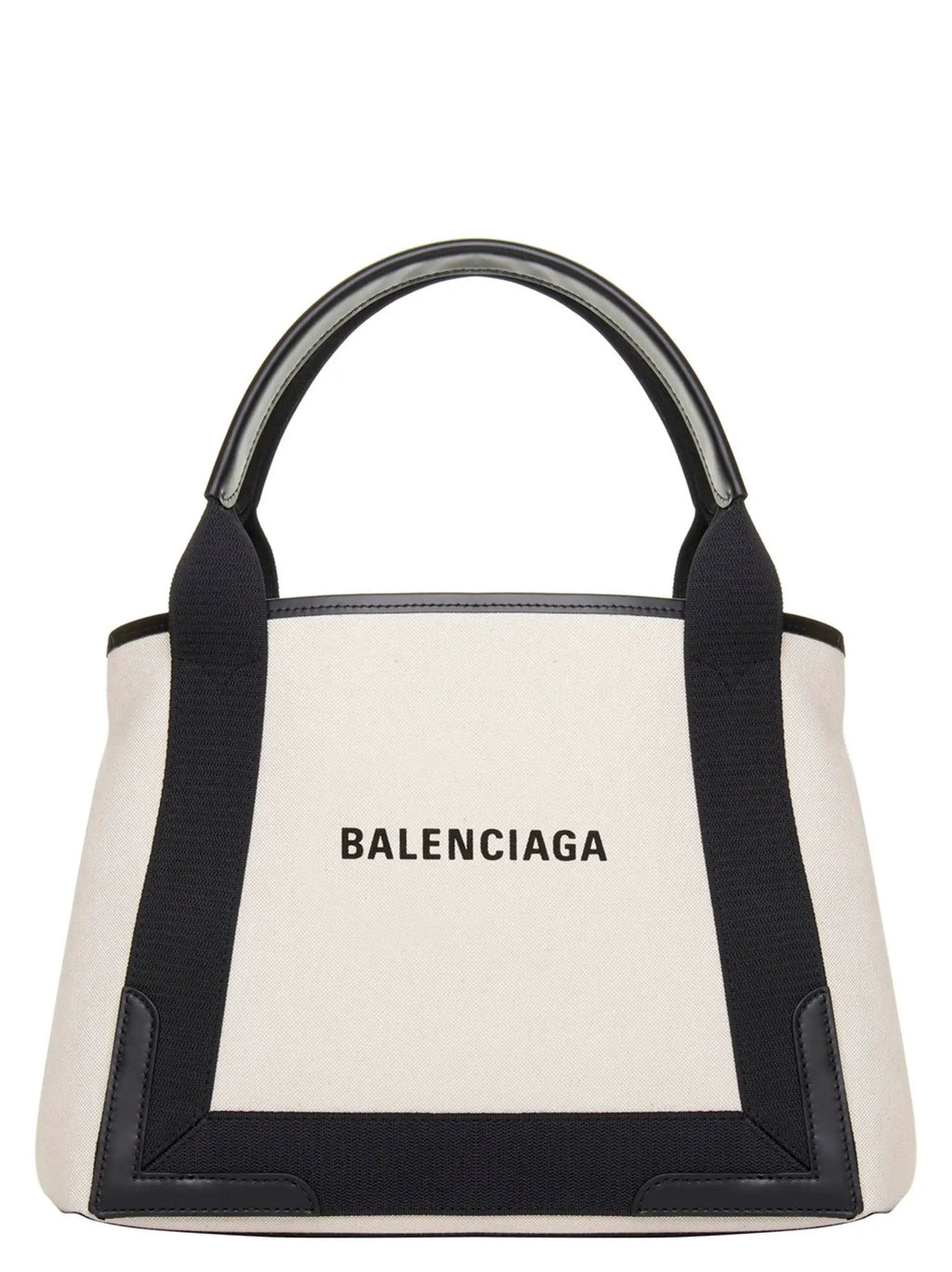 Balenciaga Bicolor Canvas Tote Bag