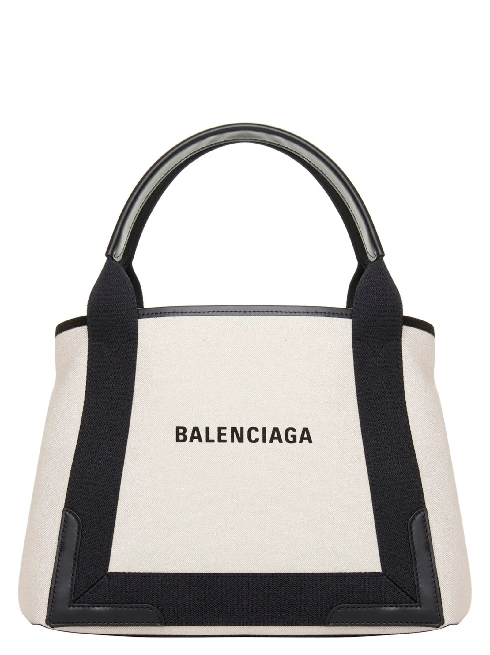 Balenciaga Bicolor Canvas Tote Bag