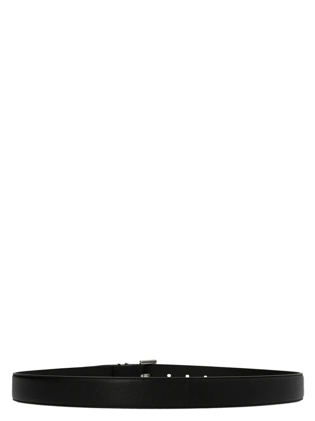 Saint Laurent Black Calfskin Regular Belt