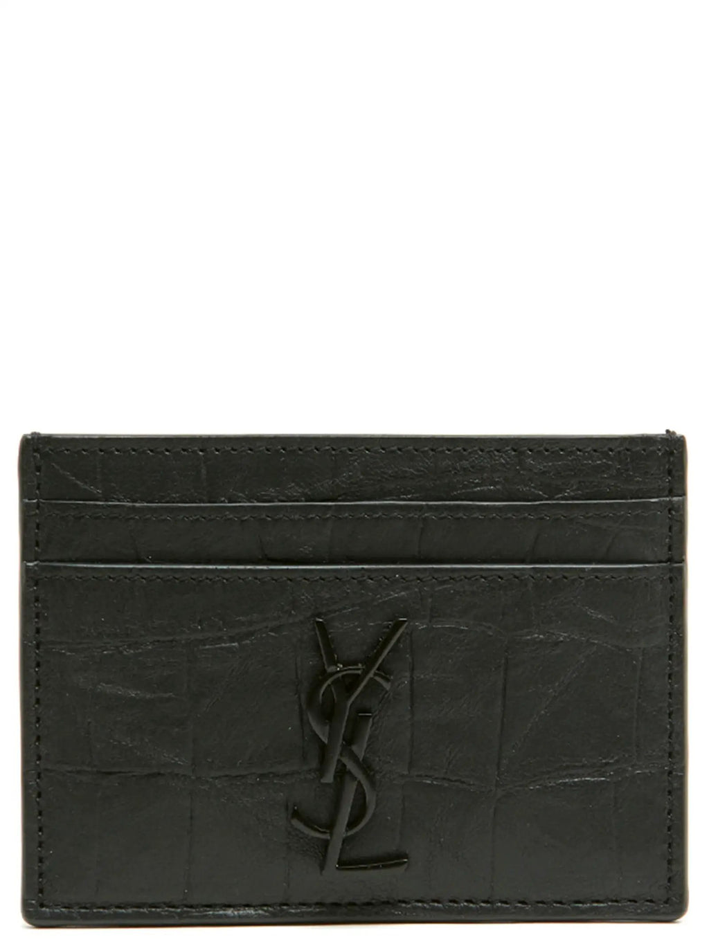 Saint Laurent Black Lambskin Cardholder