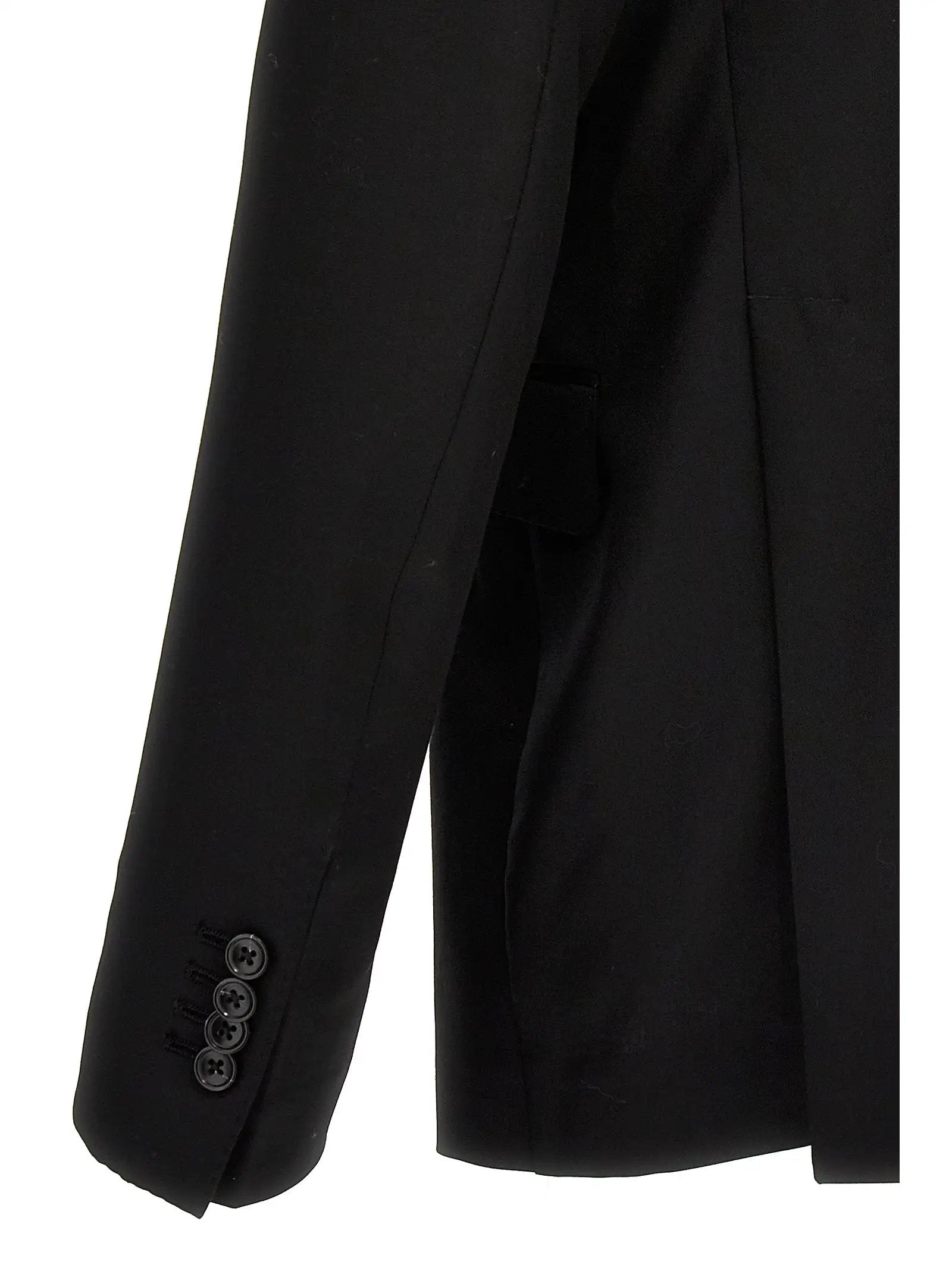 Tagliatore Black Virgin Wool Two-Piece Suit