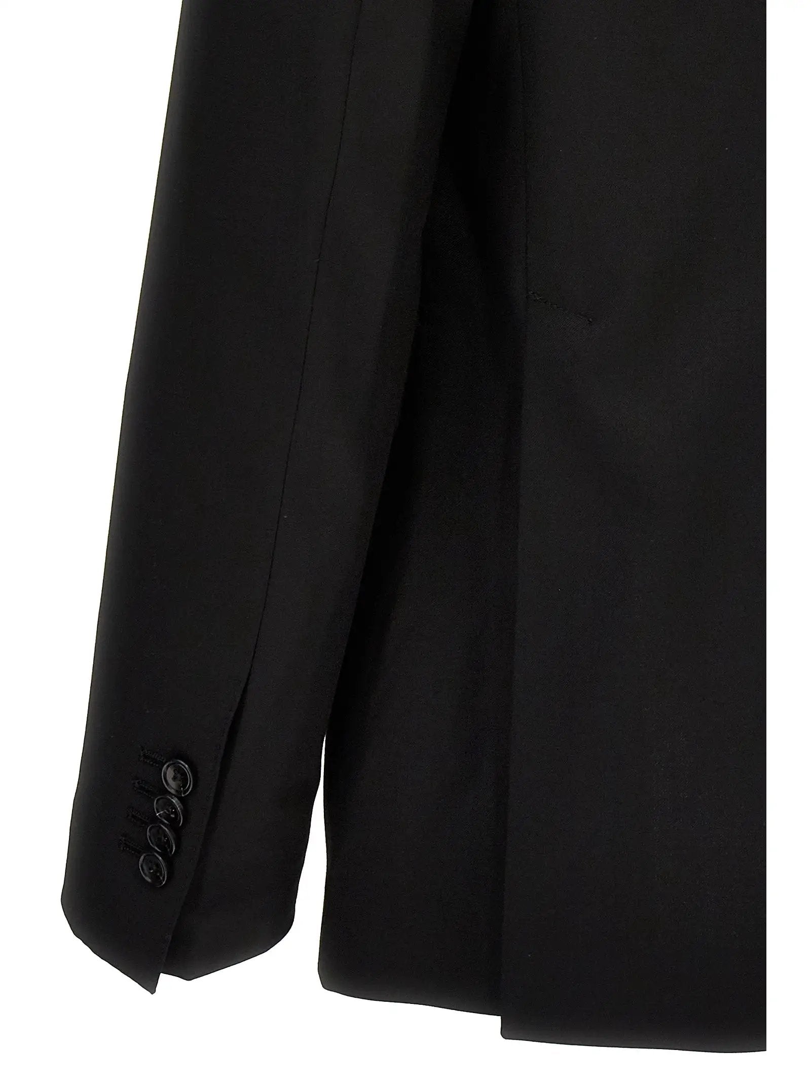 Tagliatore Black Virgin Wool Two-Piece Suit