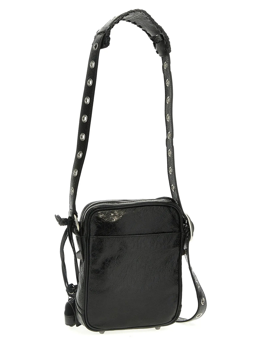 Balenciaga Black Lamb Leather Crossbody Bag