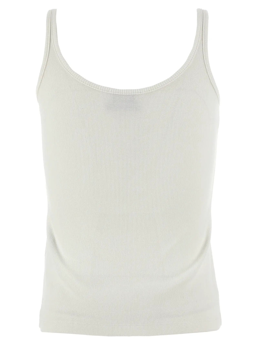 T-shirt sans manches en coton blanc Off-White