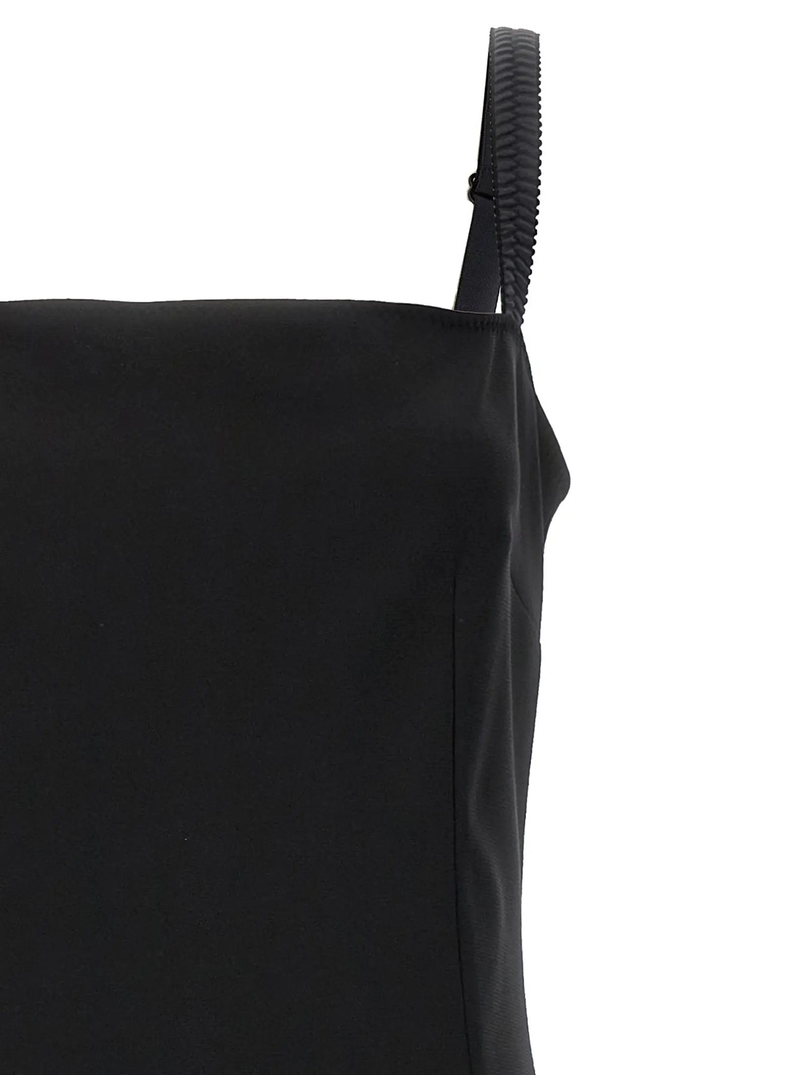 Dolce & Gabbana Black Viscose Midi Dress