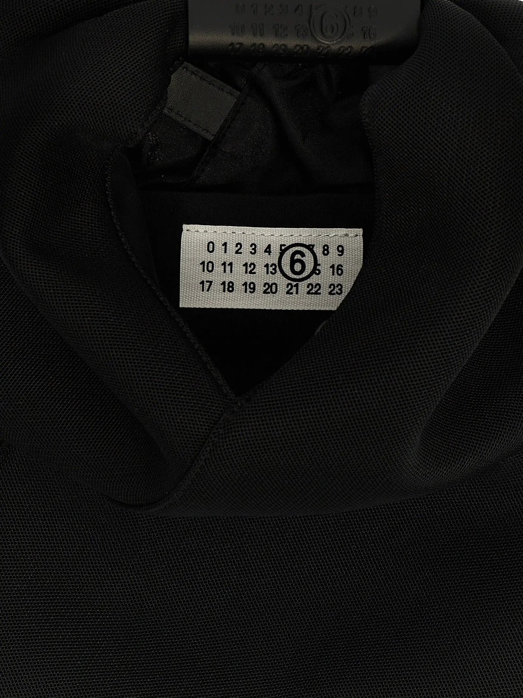 MM6 Maison Margiela Black Polyester Shoulder Bag