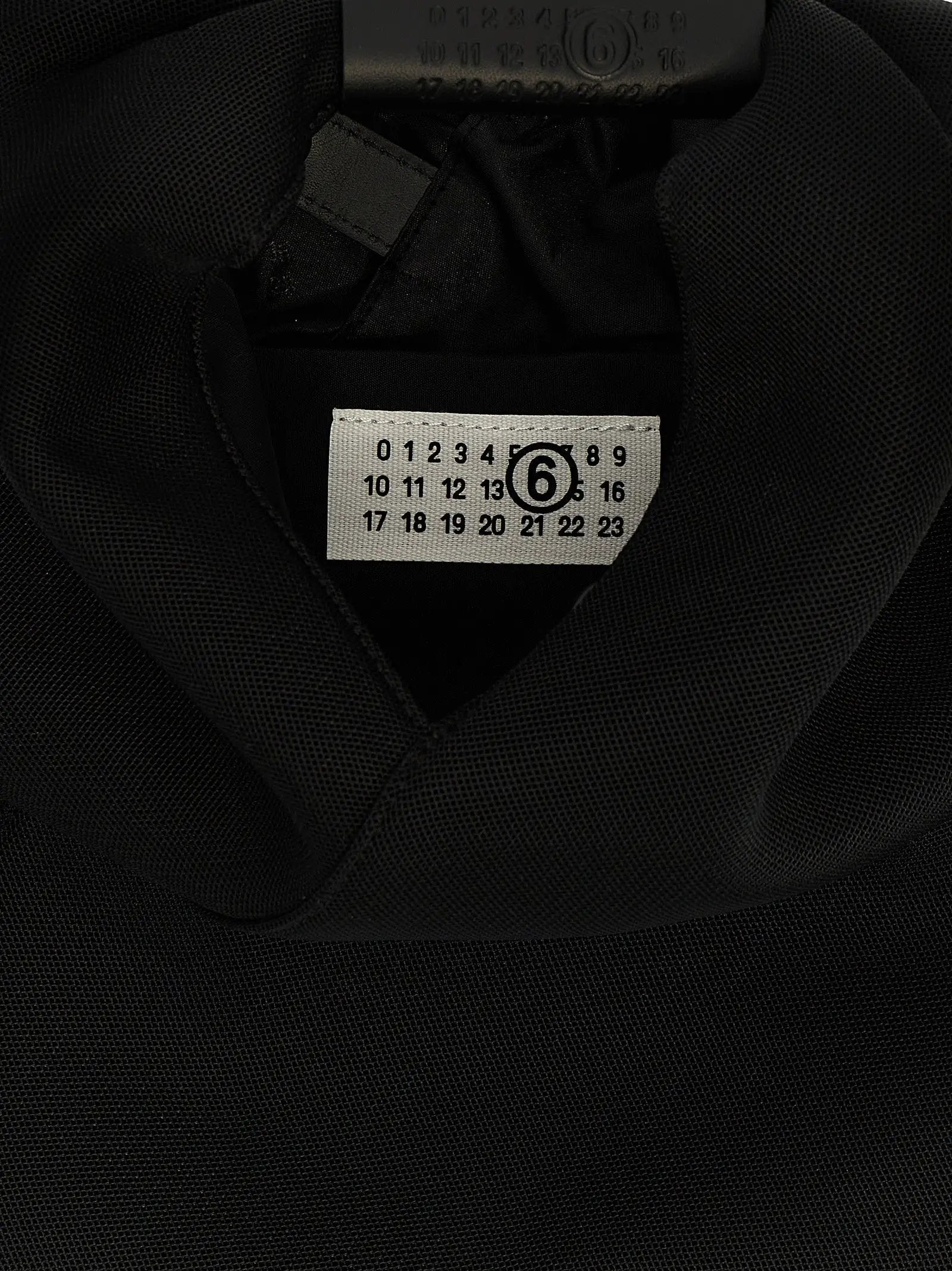 MM6 Maison Margiela Black Polyester Shoulder Bag