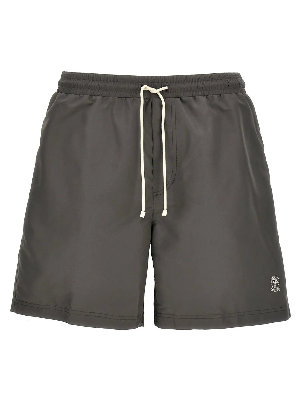 Brunello Cucinelli Gray Polyester Shorts