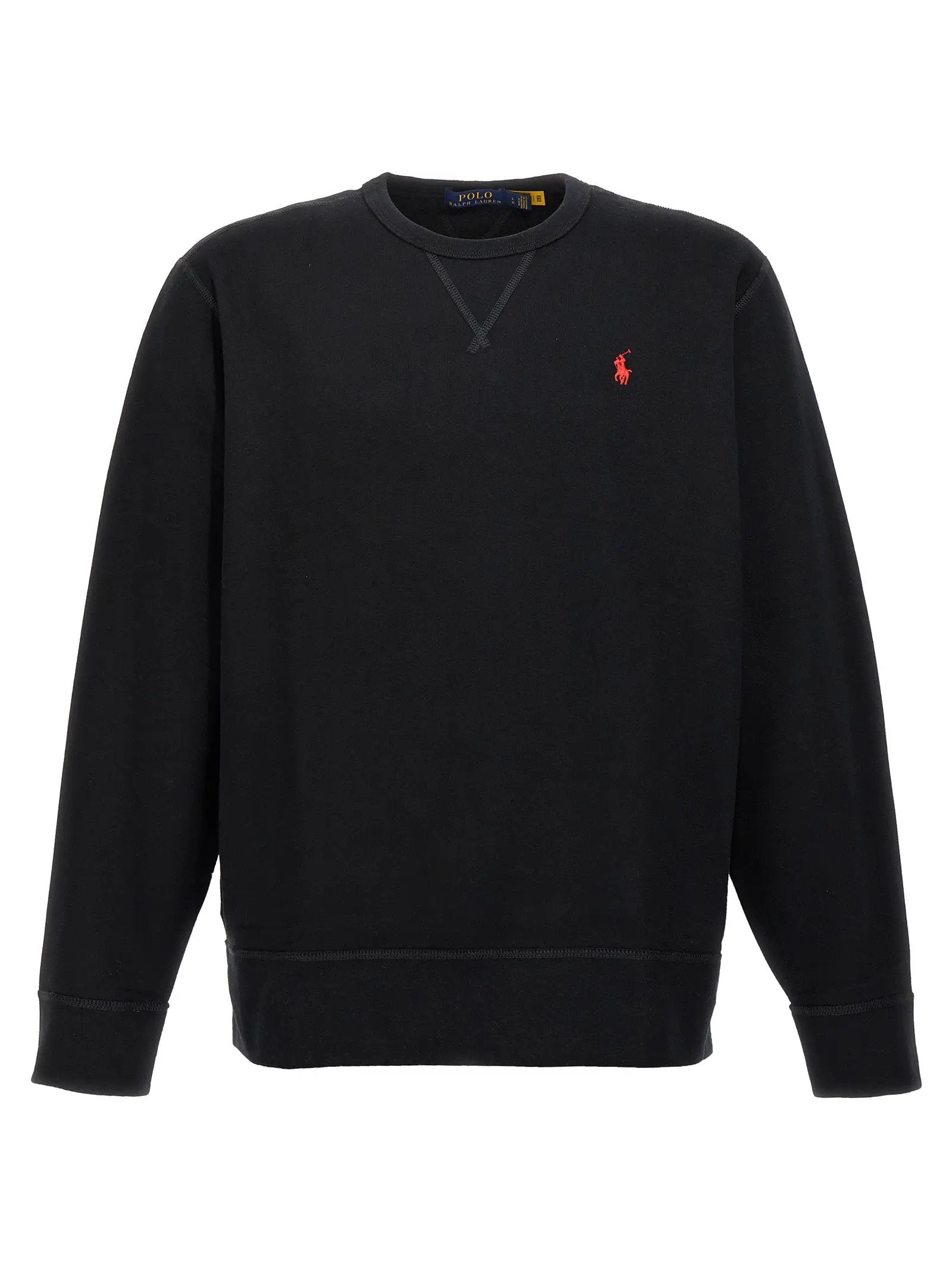 Polo Ralph Lauren Black Cotton Sweatshirt