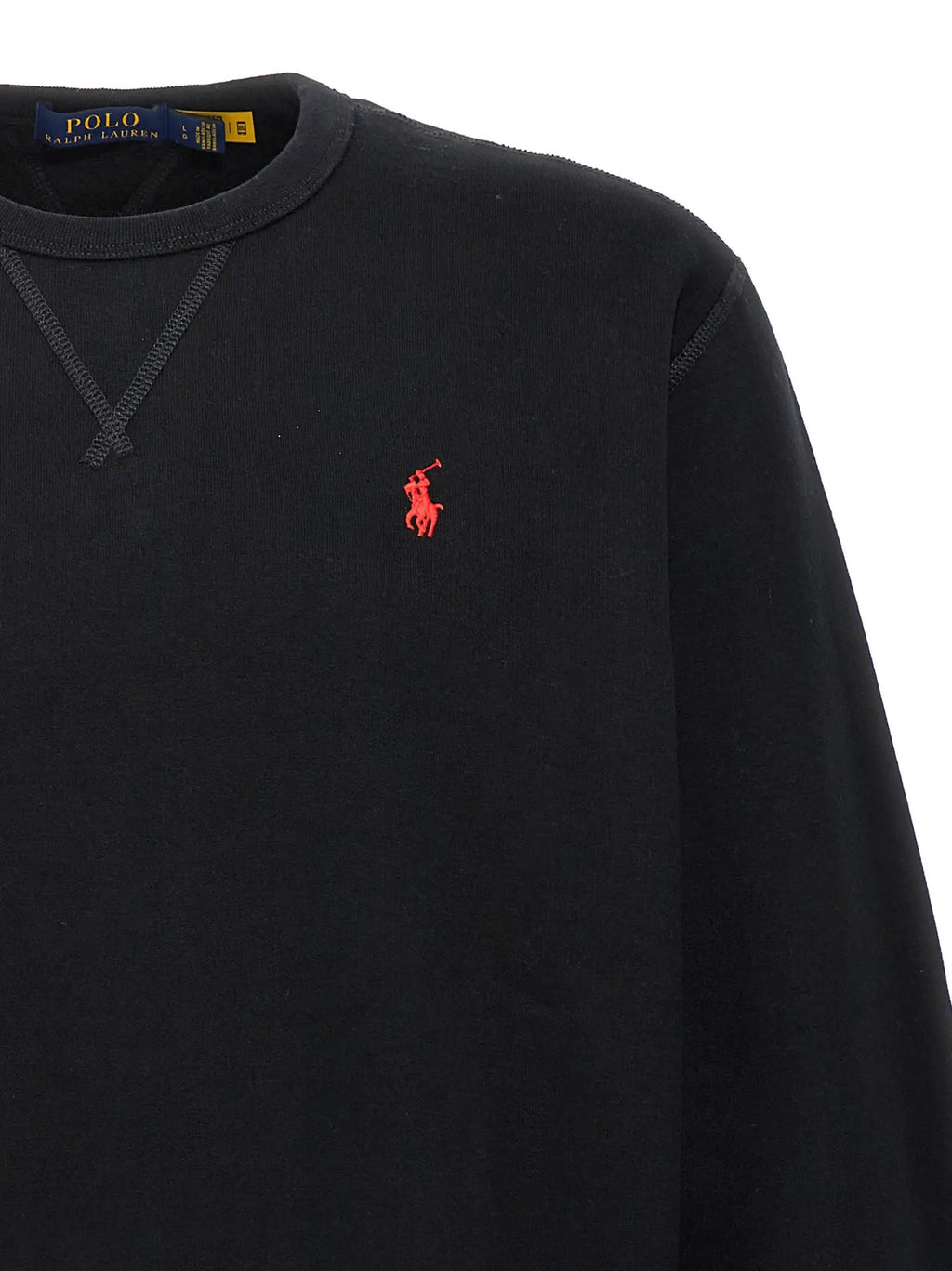 Polo Ralph Lauren Black Cotton Sweatshirt