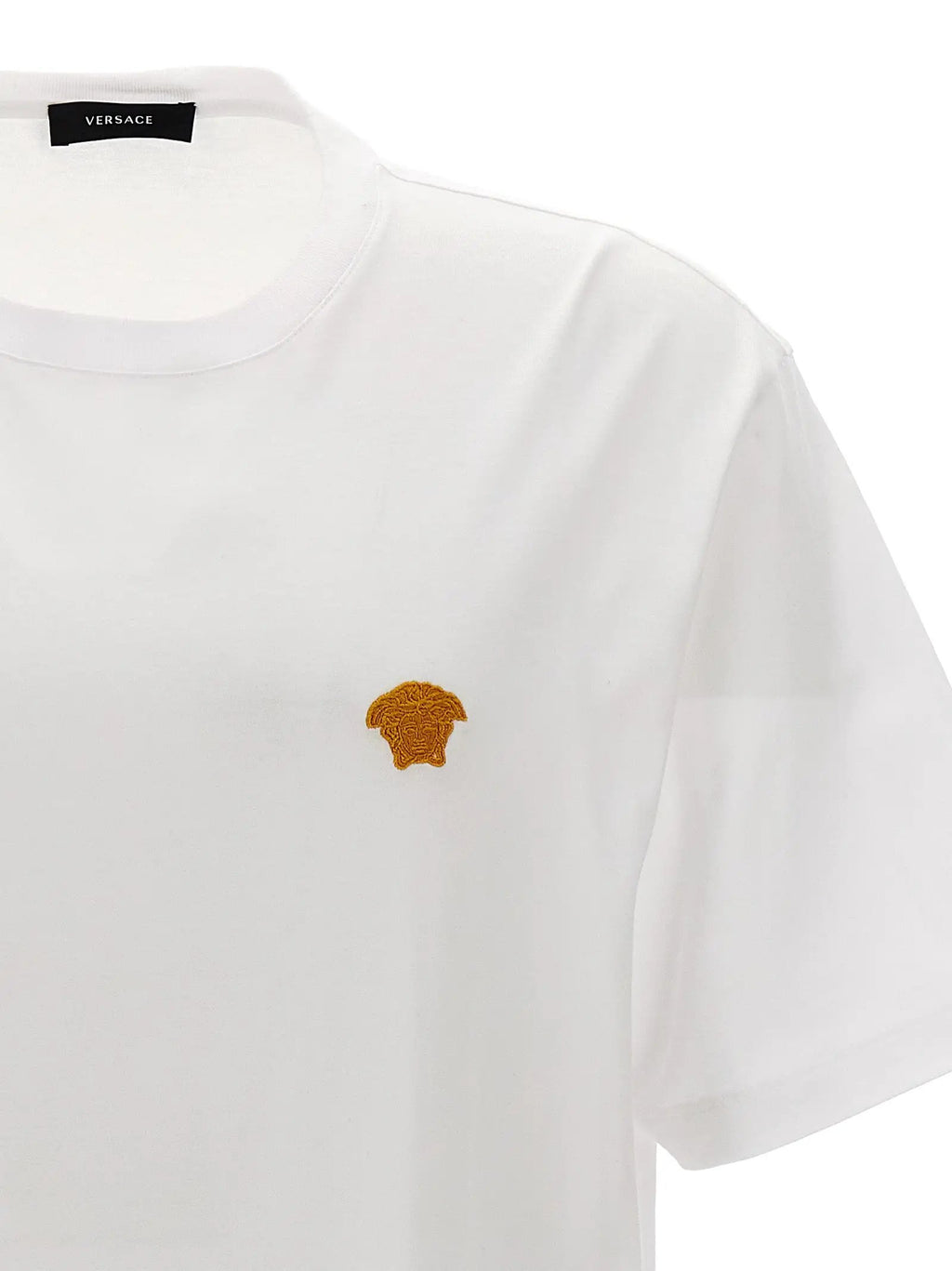 Versace White Cotton T-Shirt