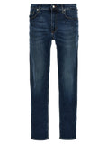 Department 5 Blue Cotton Straight-Leg Jeans