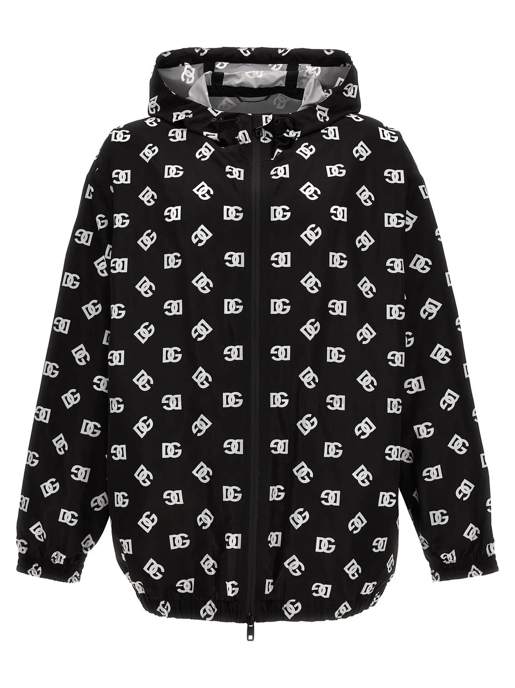 Dolce & Gabbana Bicolor Polyester Shell Jacket