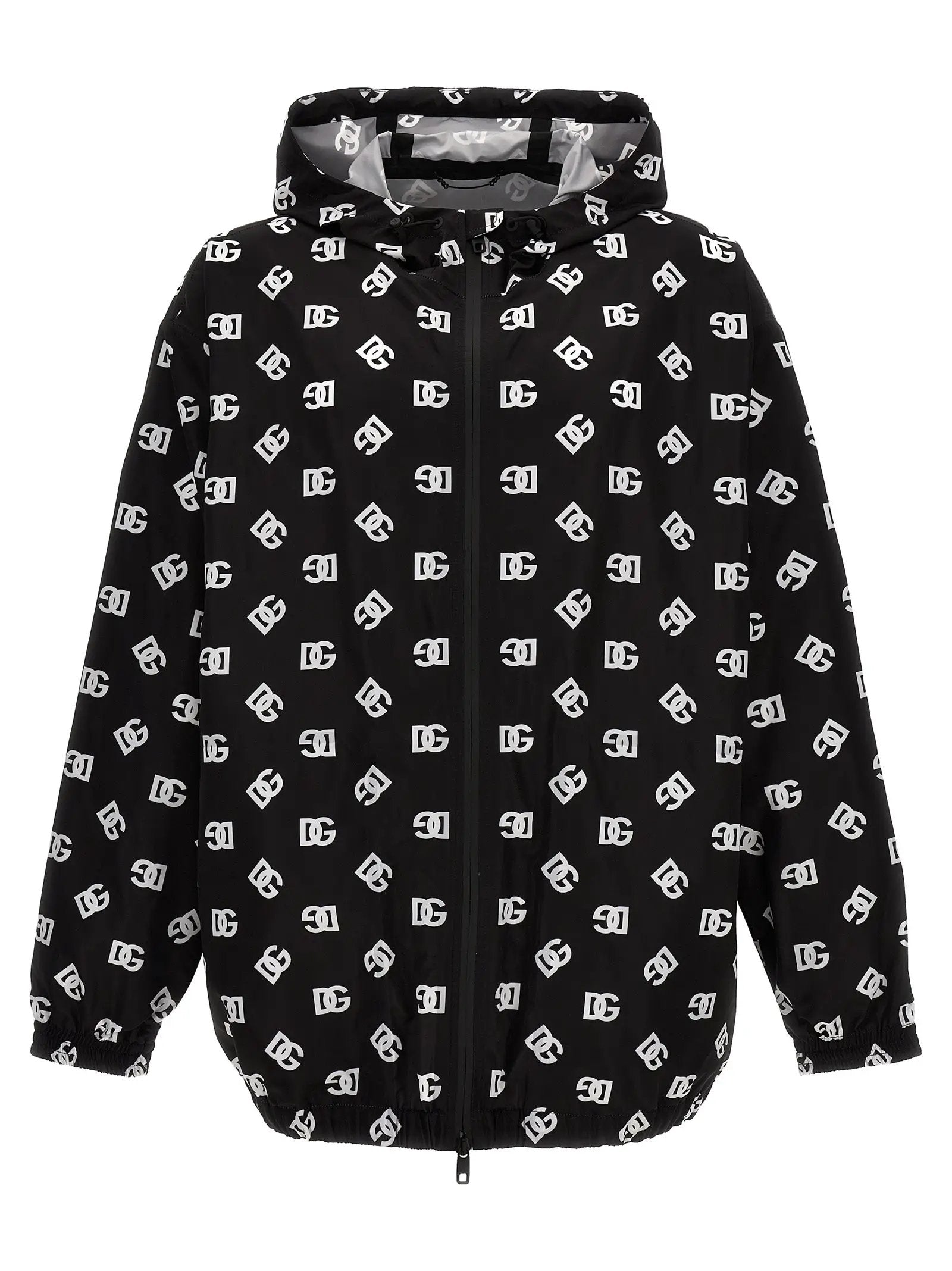 Dolce & Gabbana Bicolor Polyester Shell Jacket