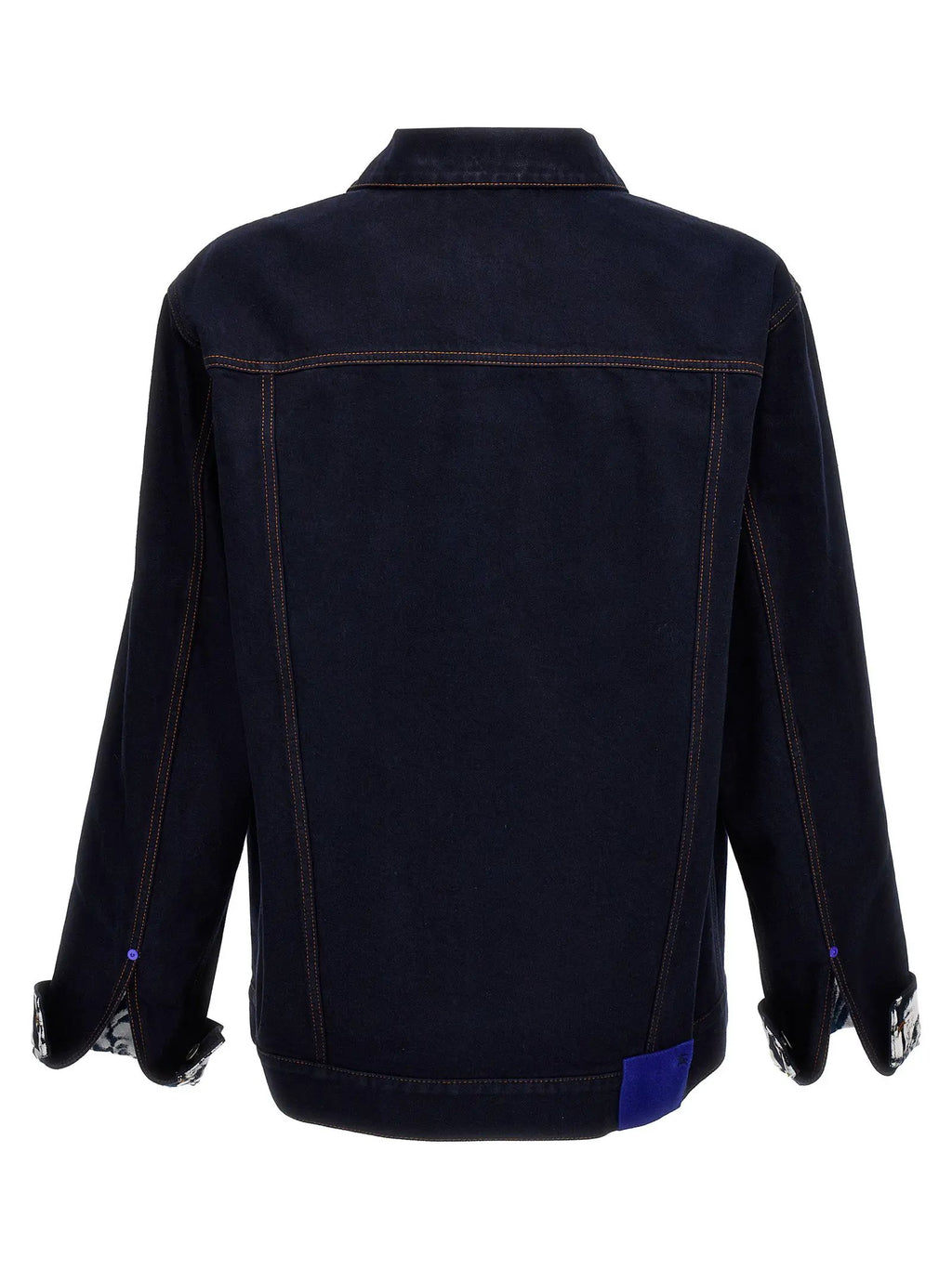Burberry Blue Cotton Denim Jacket