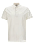 Burberry White Cotton Polo Shirt