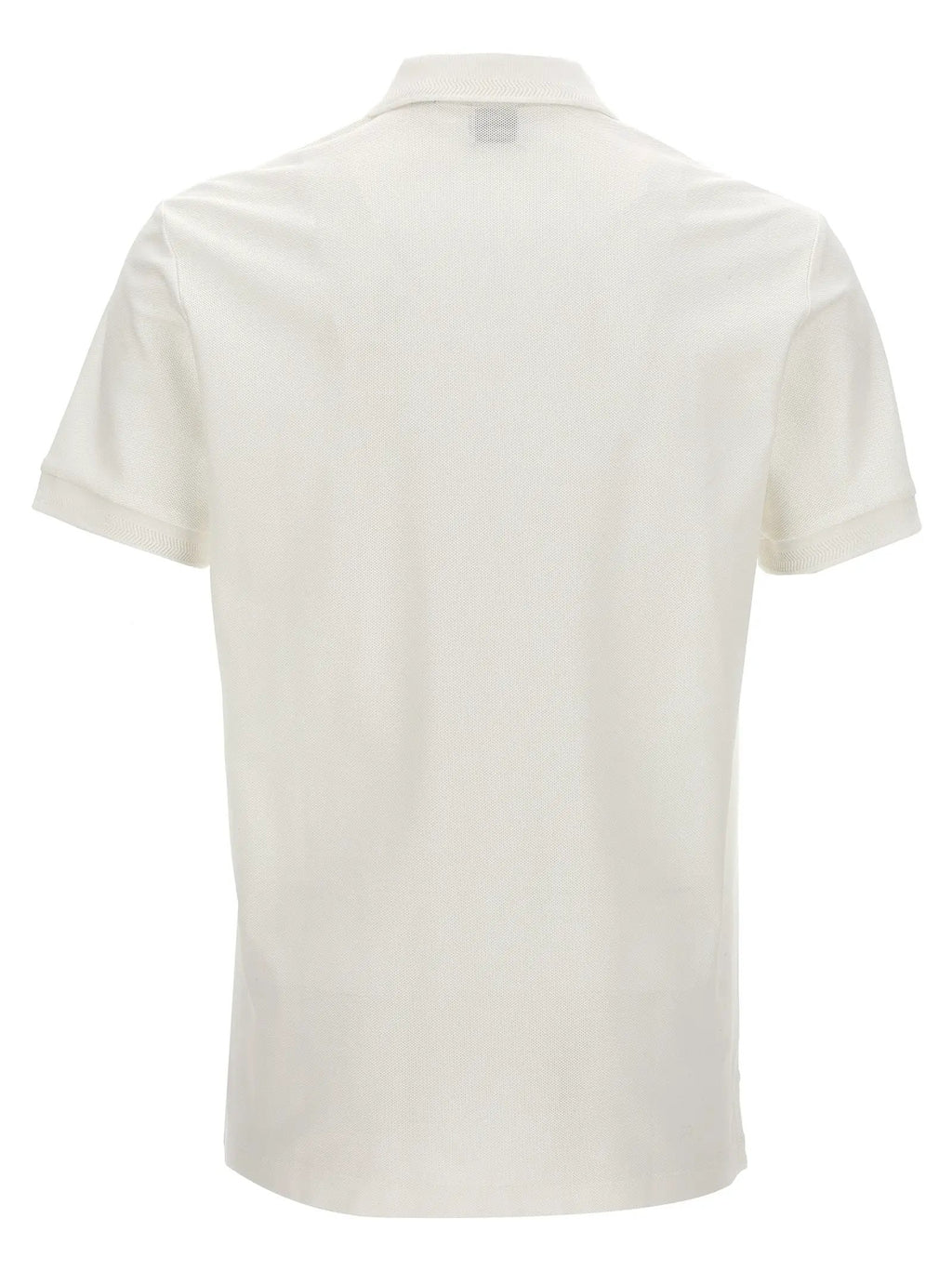 Burberry White Cotton Polo Shirt