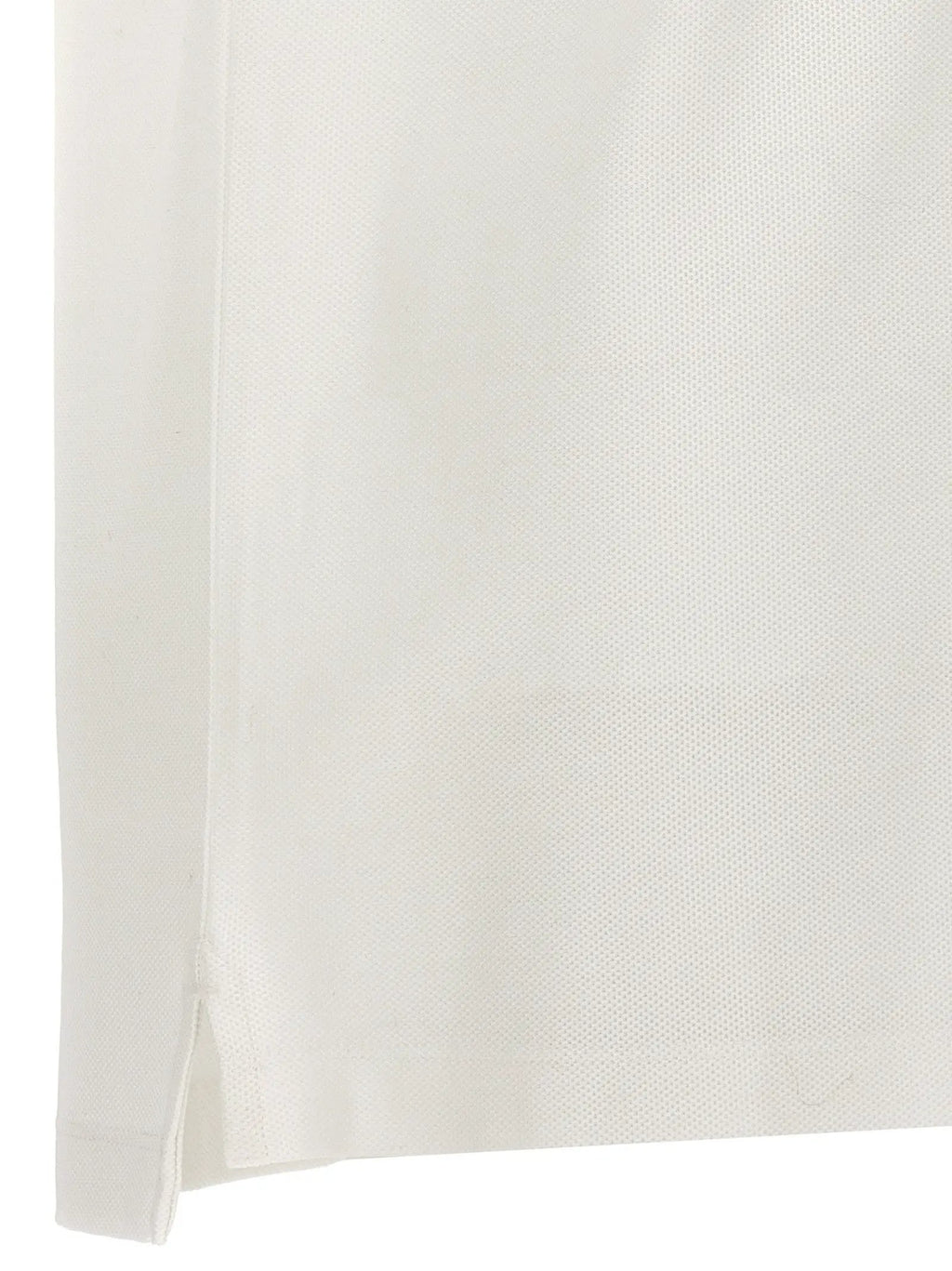 Burberry White Cotton Polo Shirt