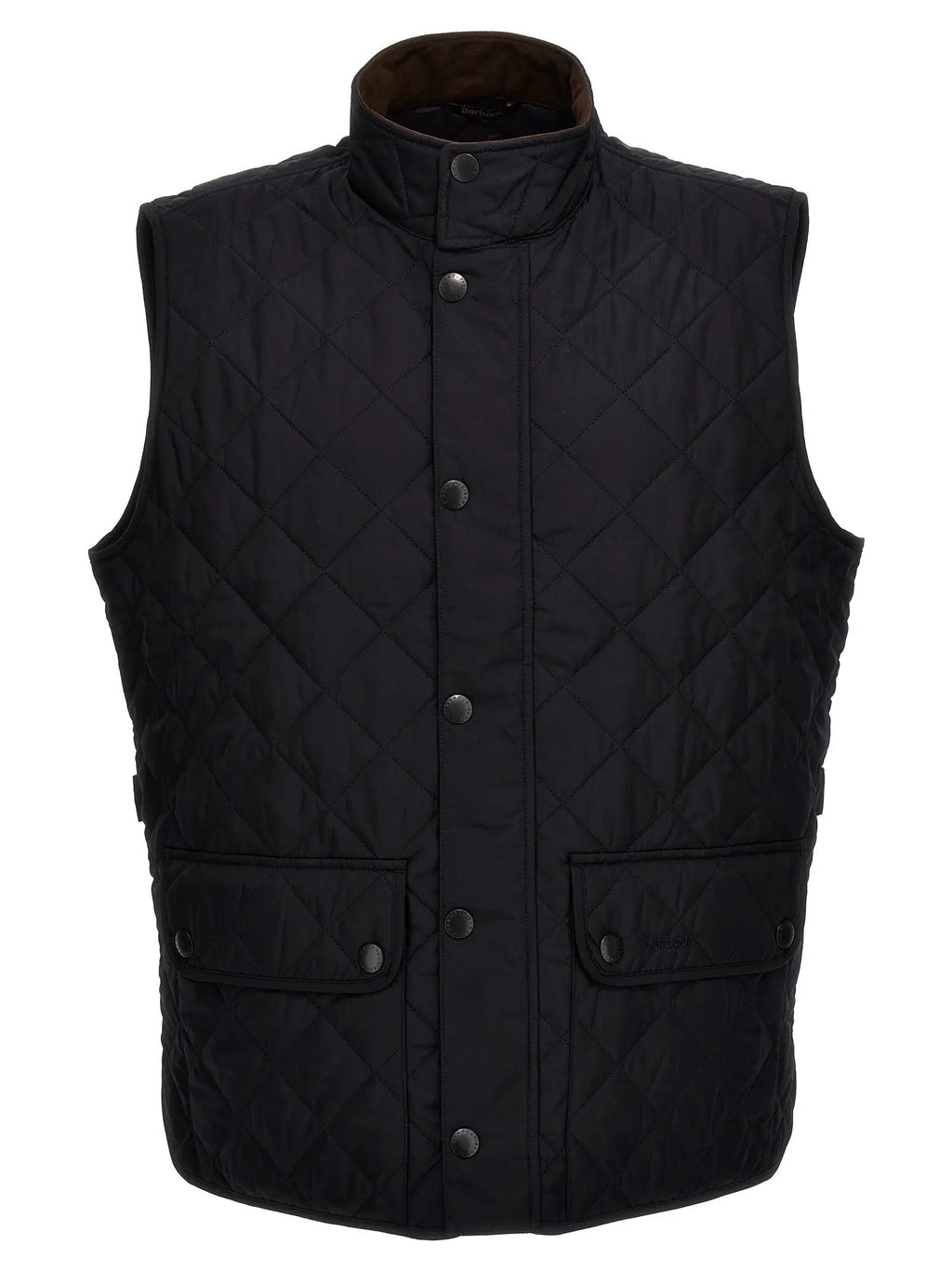 Barbour Blue Polyester Sleeveless Jacket