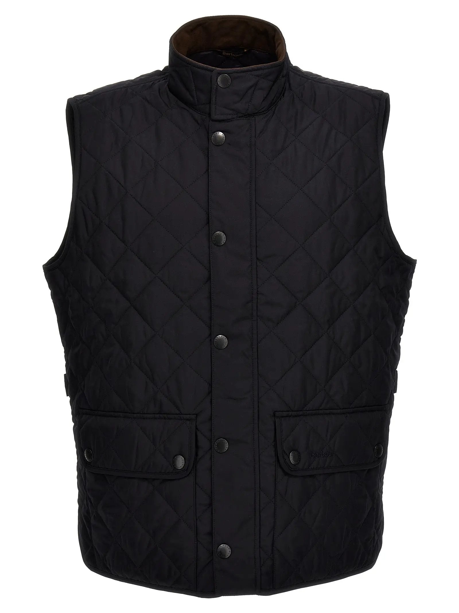 Barbour Blue Polyester Sleeveless Jacket