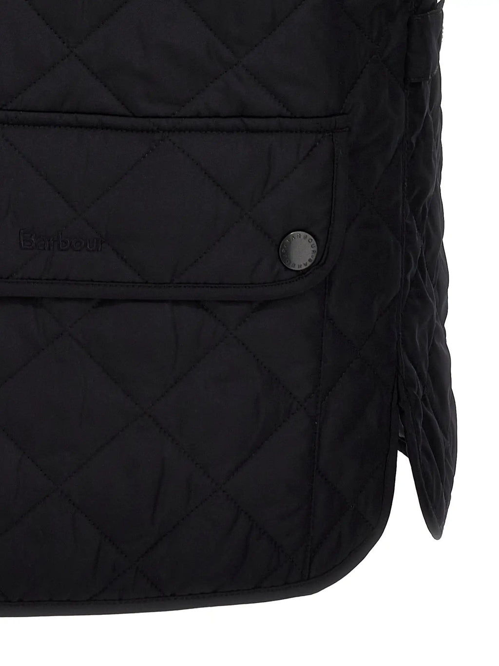 Barbour Blue Polyester Sleeveless Jacket