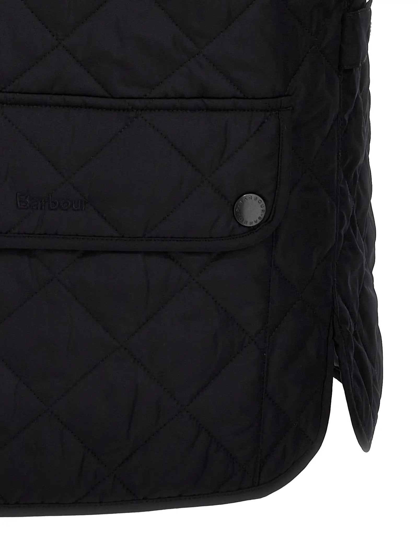 Barbour Blue Polyester Sleeveless Jacket