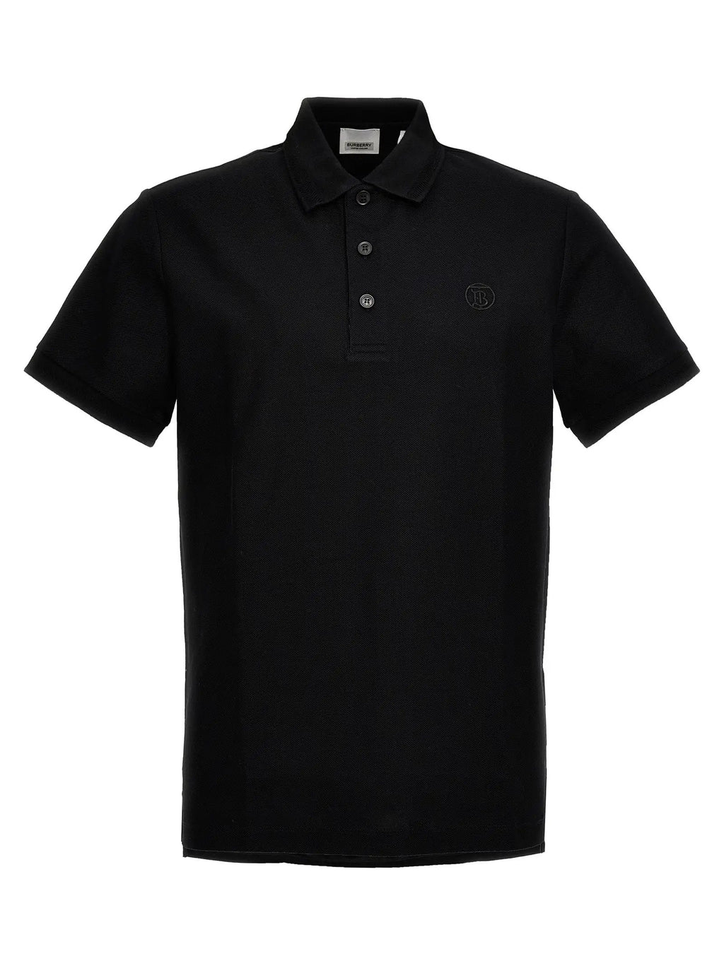 Polo Burberry en coton noir