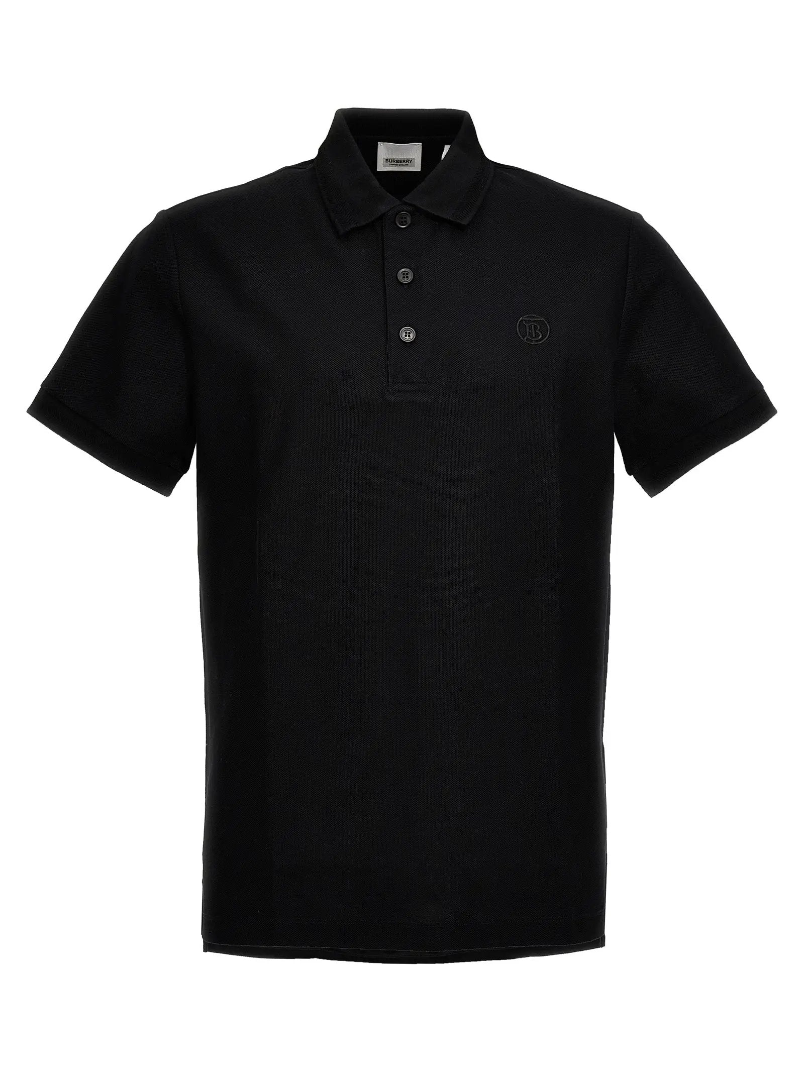 Polo Burberry en coton noir
