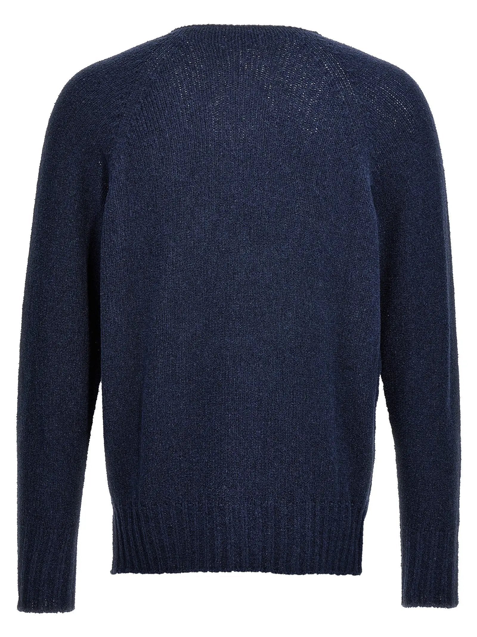 MA'RY'YA Blue Cotton Cardigan
