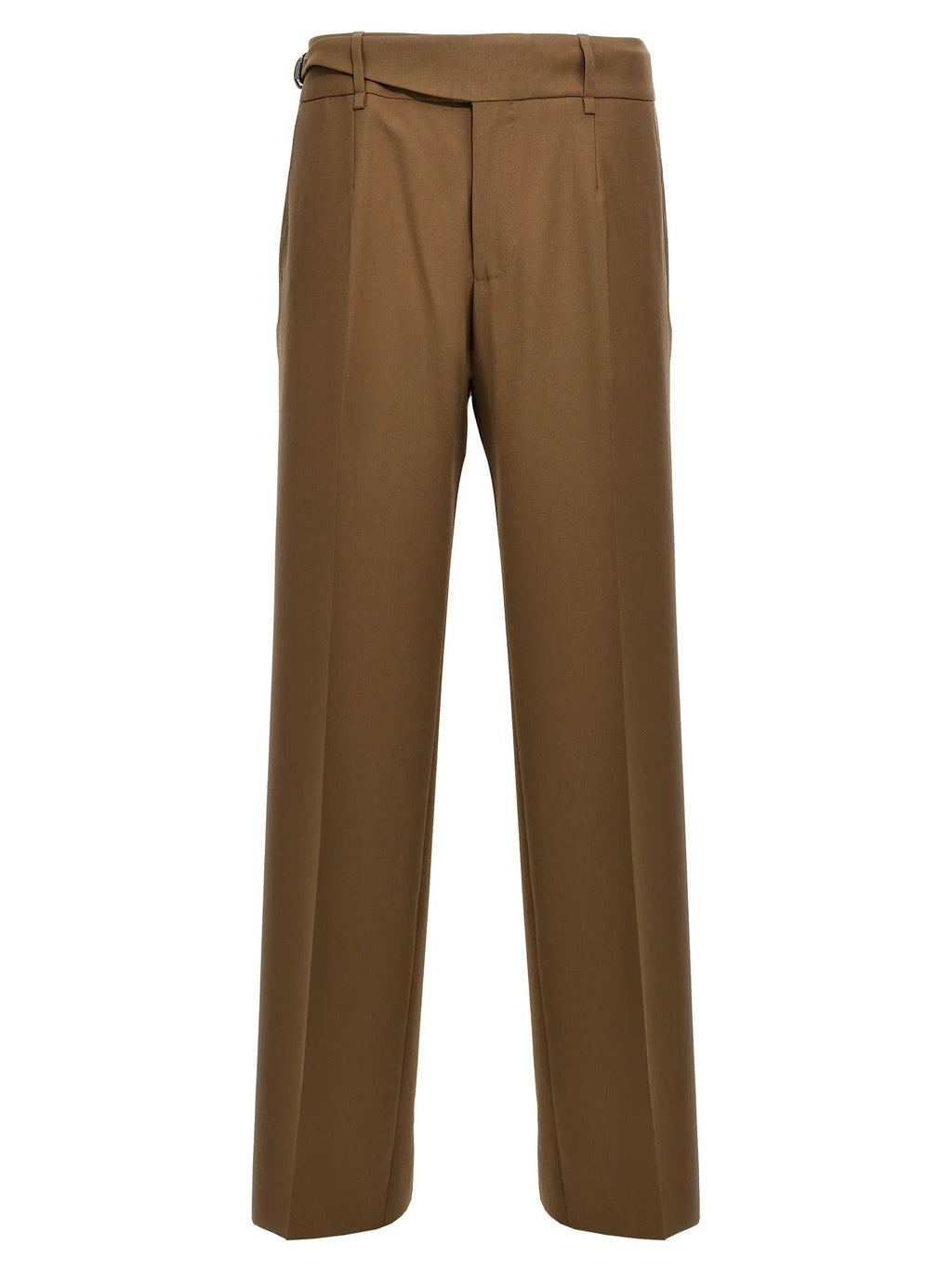 Dolce & Gabbana Brown Virgin Wool Dress Pants