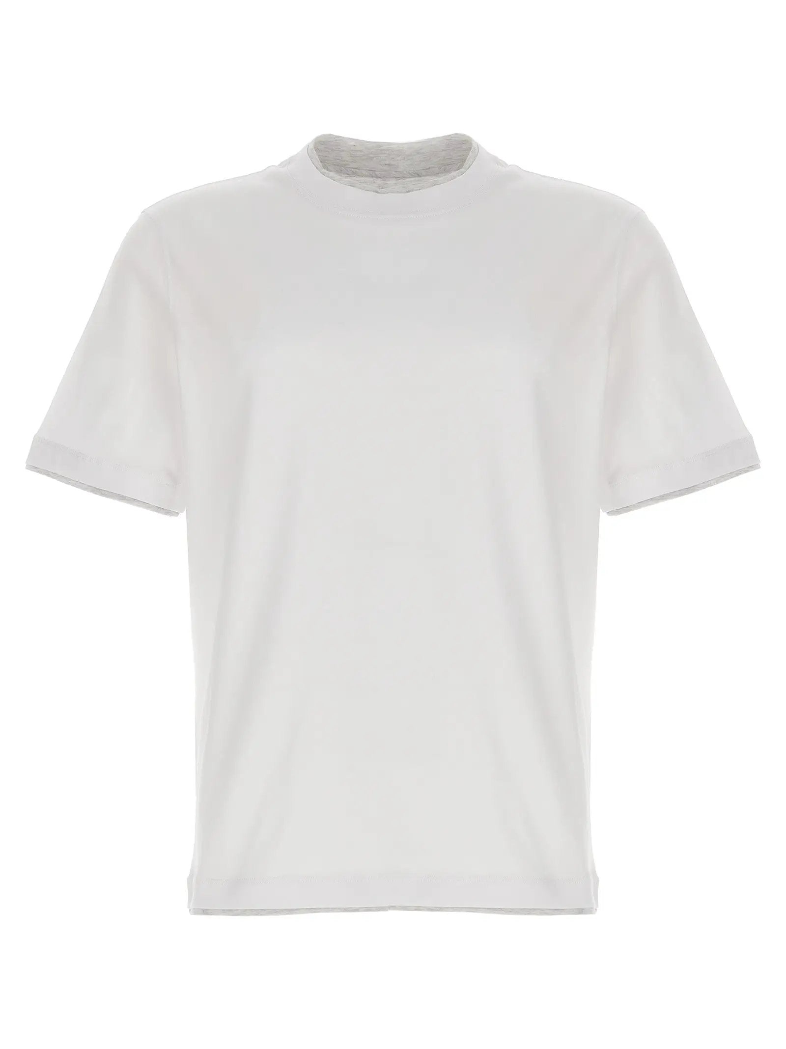 Brunello Cucinelli White Cotton T-Shirt